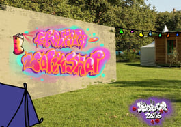 Dösenöffner goes Tent! Malen, Sprühen, Tanzen in den Kirschen