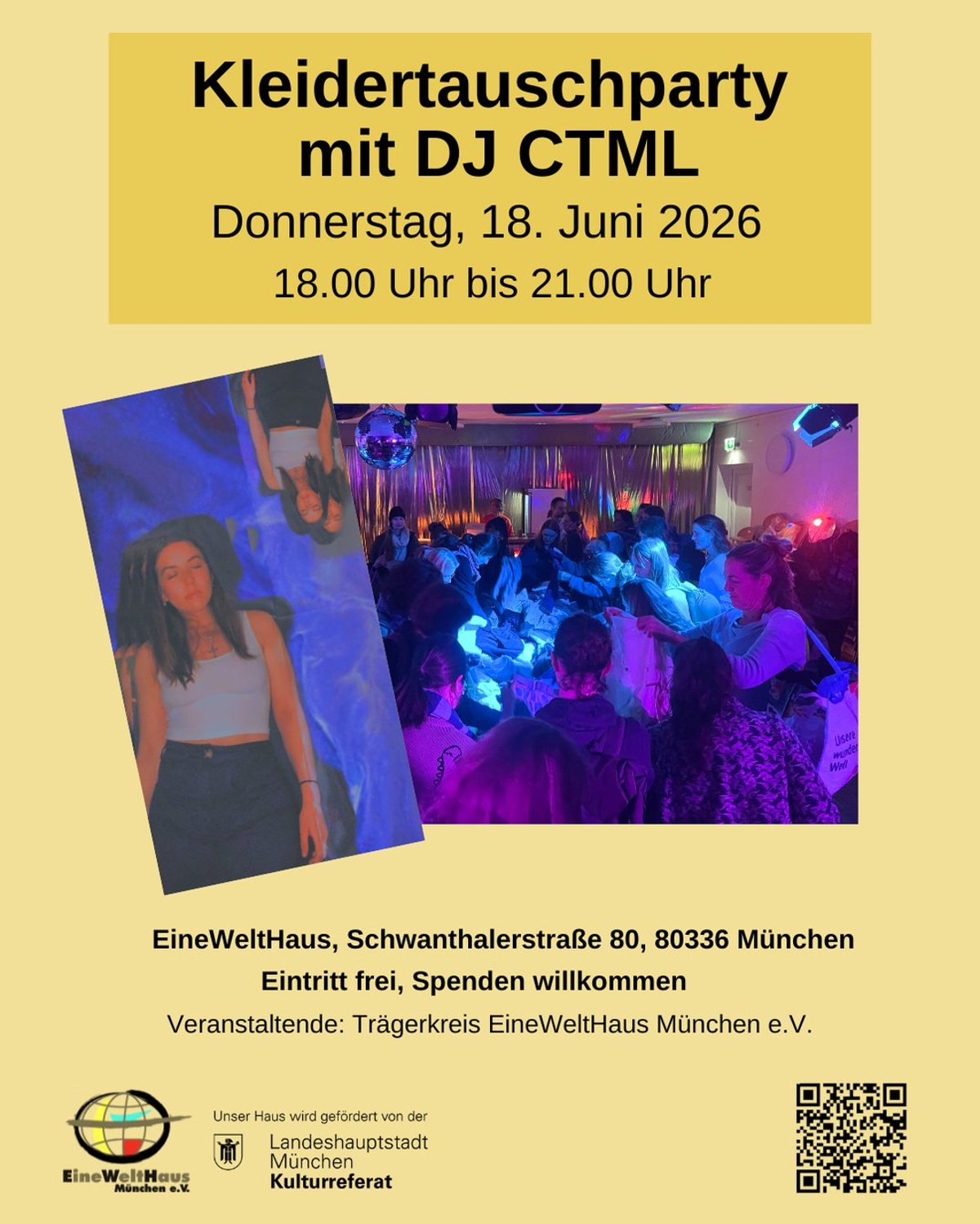 Kleidertauschparty mit DJ CTML