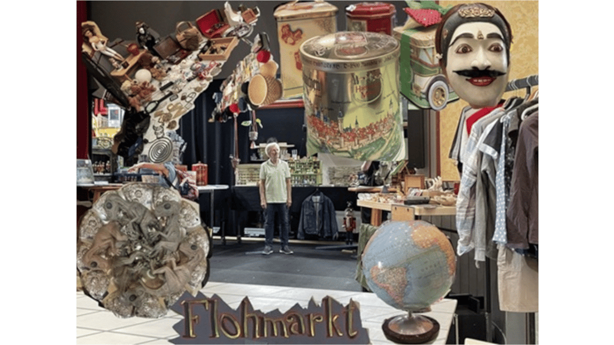 Flohmarkt im Münchner Marionettentheater