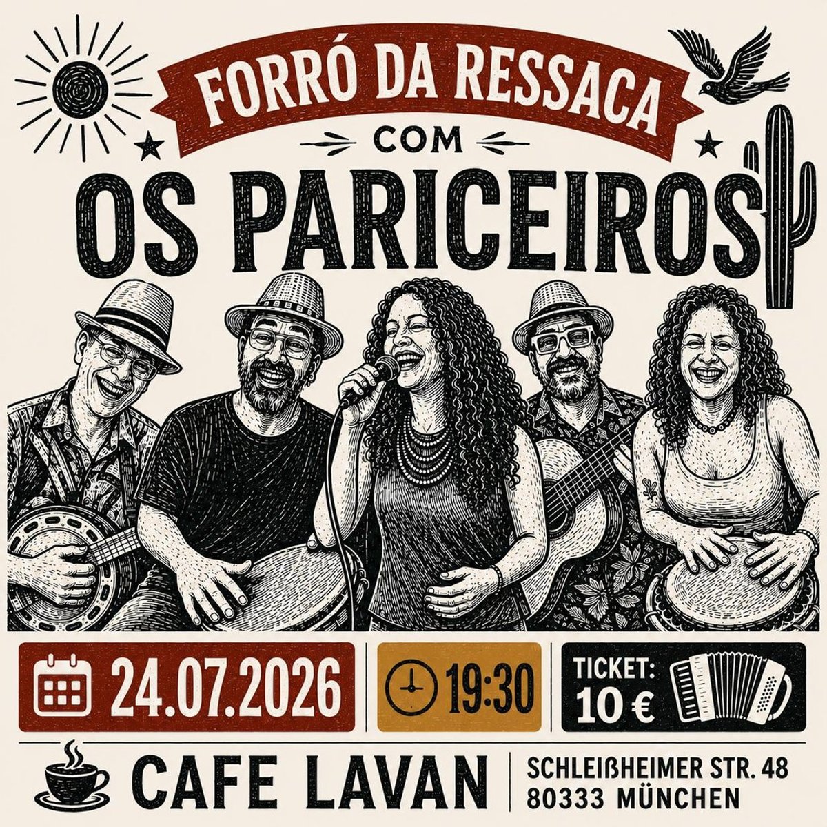 Forró da Ressaca mit Os Pariceiros