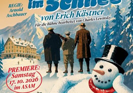 DREI MÄNNER IM SCHNEE