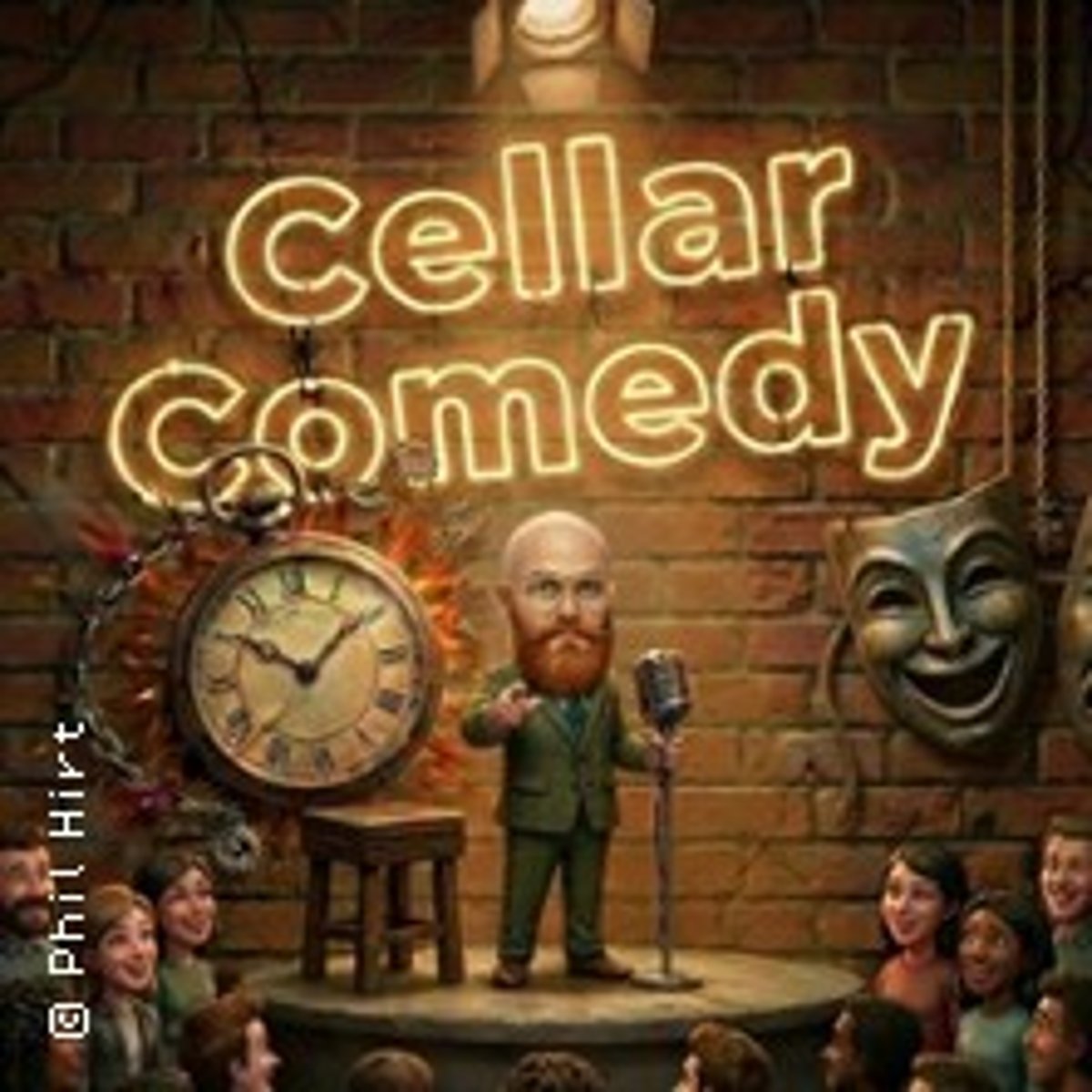 Cellar Comedy – Open Mic hosted by Phil Hirt