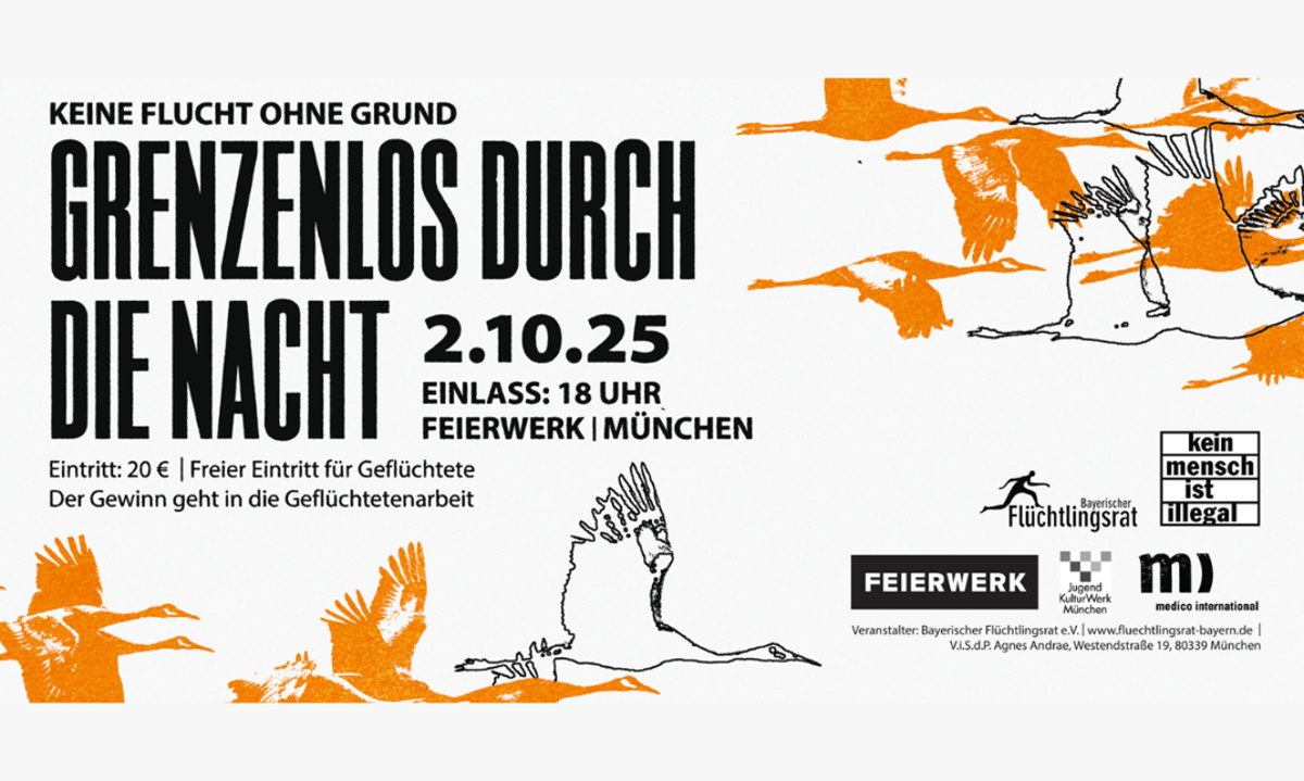 Rage against Abschiebung: Grenzenlos durch die Nacht – Keine Flucht ohne Grund