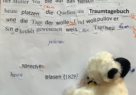 Sprechblasen platzen im Traumtagebuch!