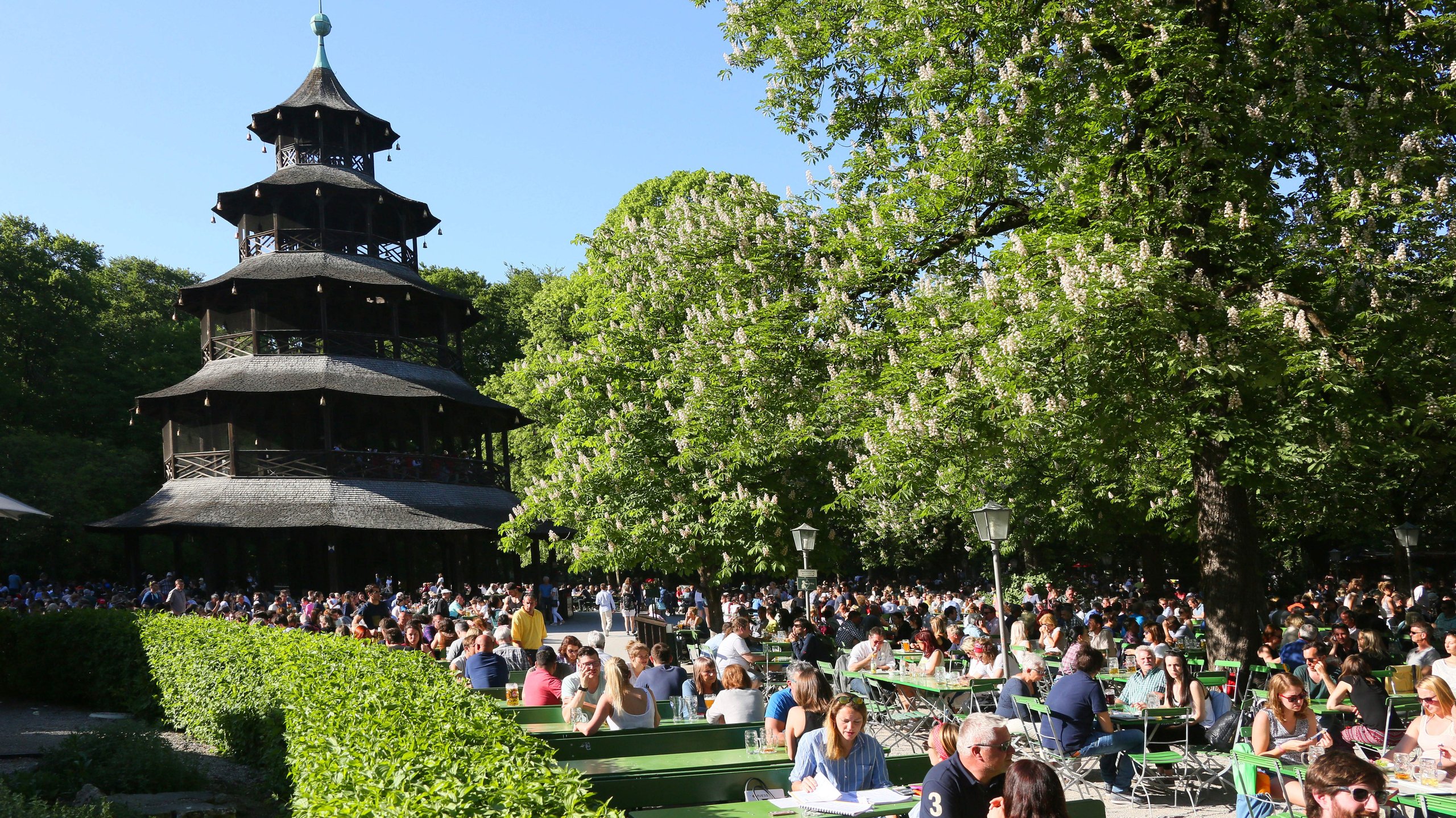Biergarten München: Biergarten am Chinesischen Turm