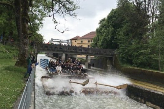 Floßfahrt Isar / Floßfahrt München