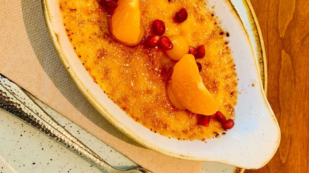 Mandarinen-Crème brûlée... 