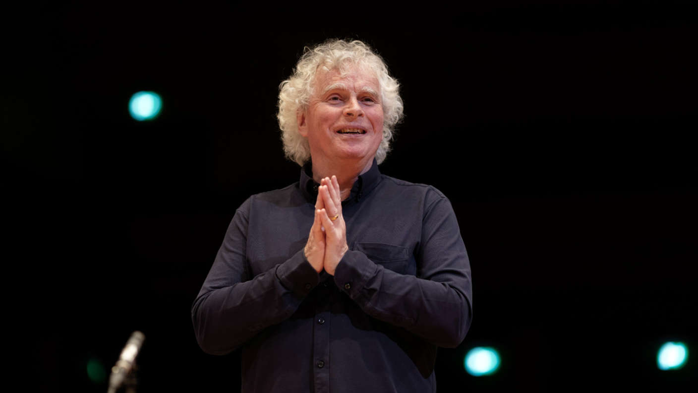 Hat den Schalk im Nacken und Liverpool im Herzen: SIR SIMON RATTLE