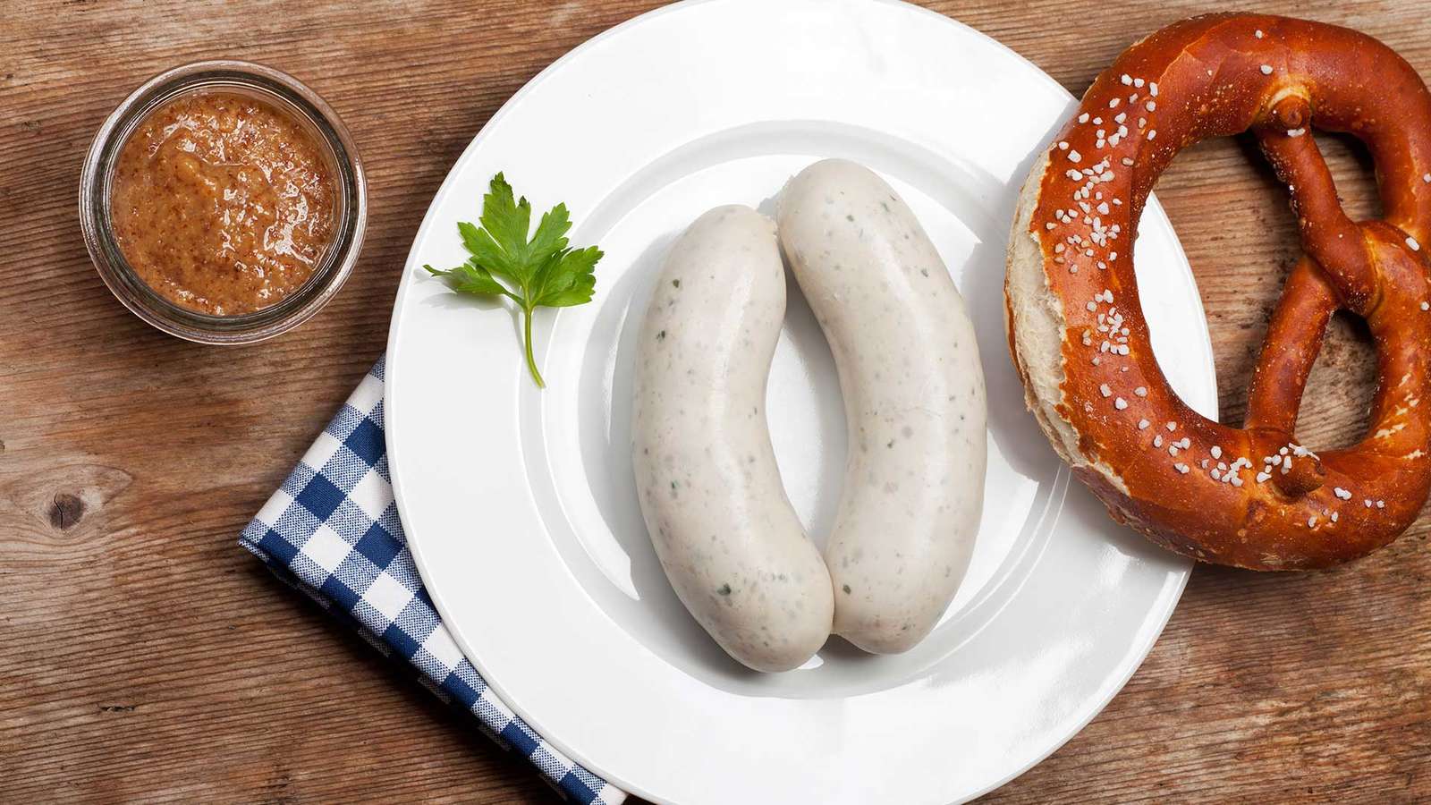 Ein Klassiker der Münchner Küche: Die Weißwurst