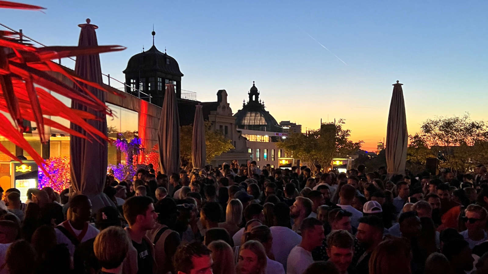 Die Rooftop-Party auf der Dachterrasse vom Kaufhaus Oberpollinger