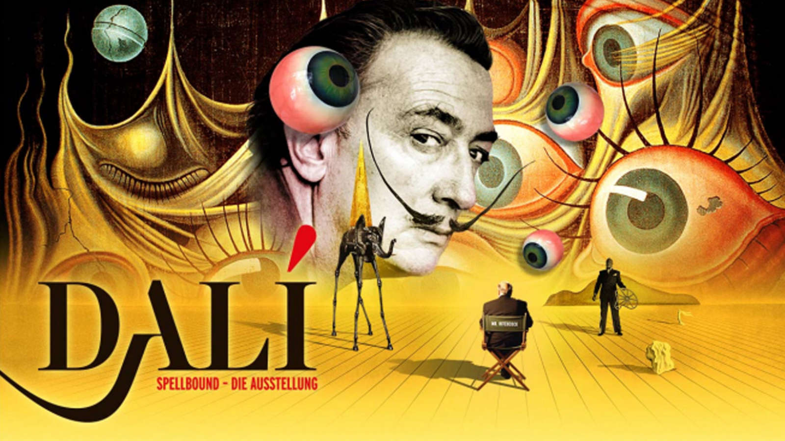 Das Ausstellungsplakat zu Dalí: Spellbound