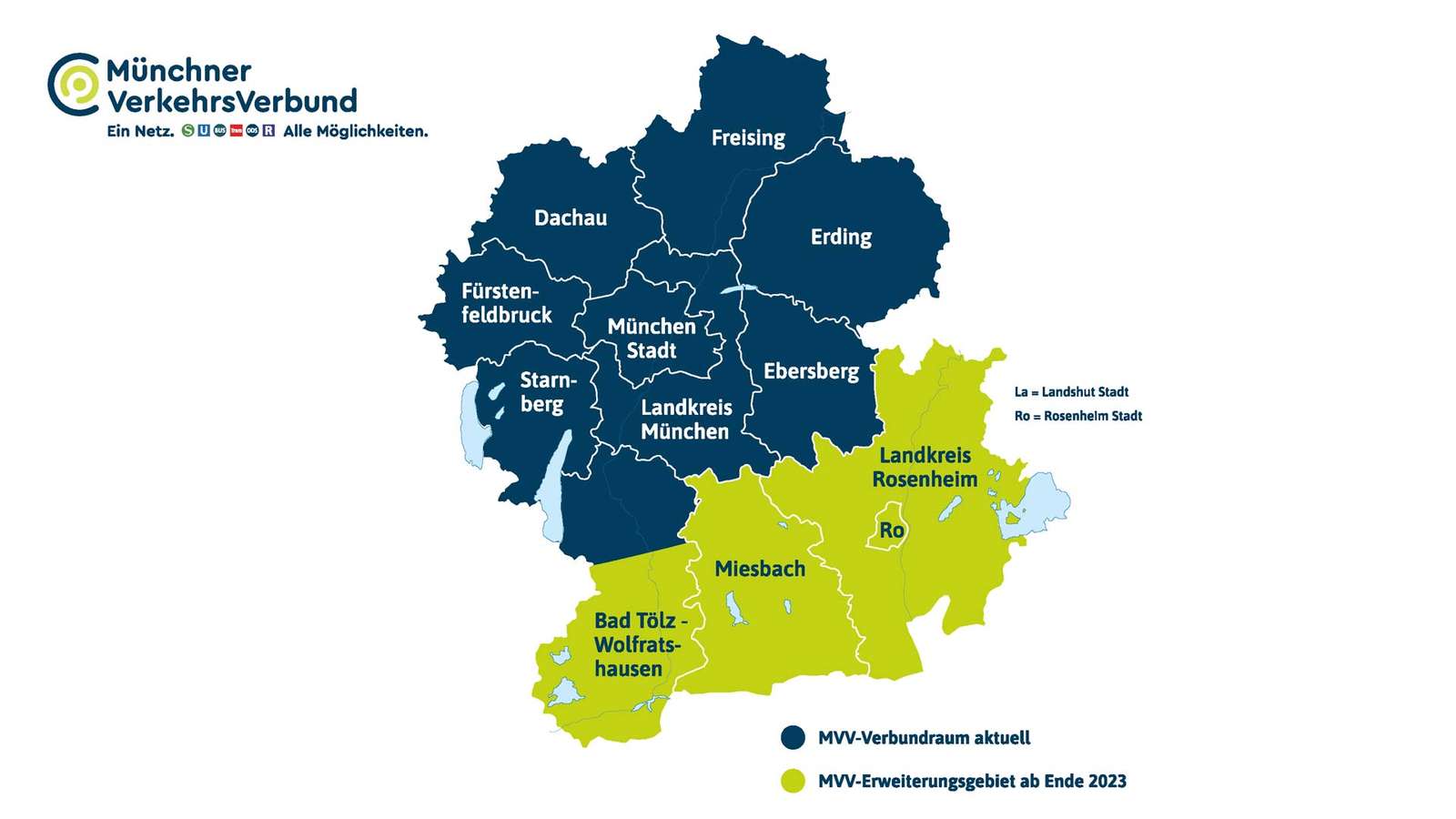 Die Verbundraumerweiterung des MVV ab 10. Dezember 2023