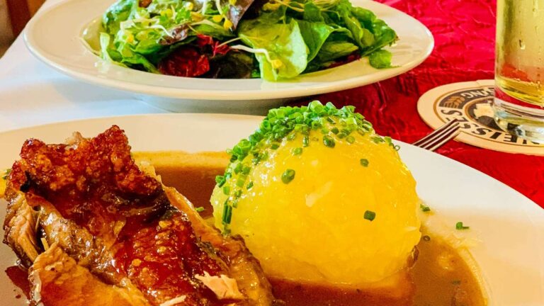 So muss Bio-Schweinebraten schmecken und aussehen: Hörgers Tafernwirtschaft