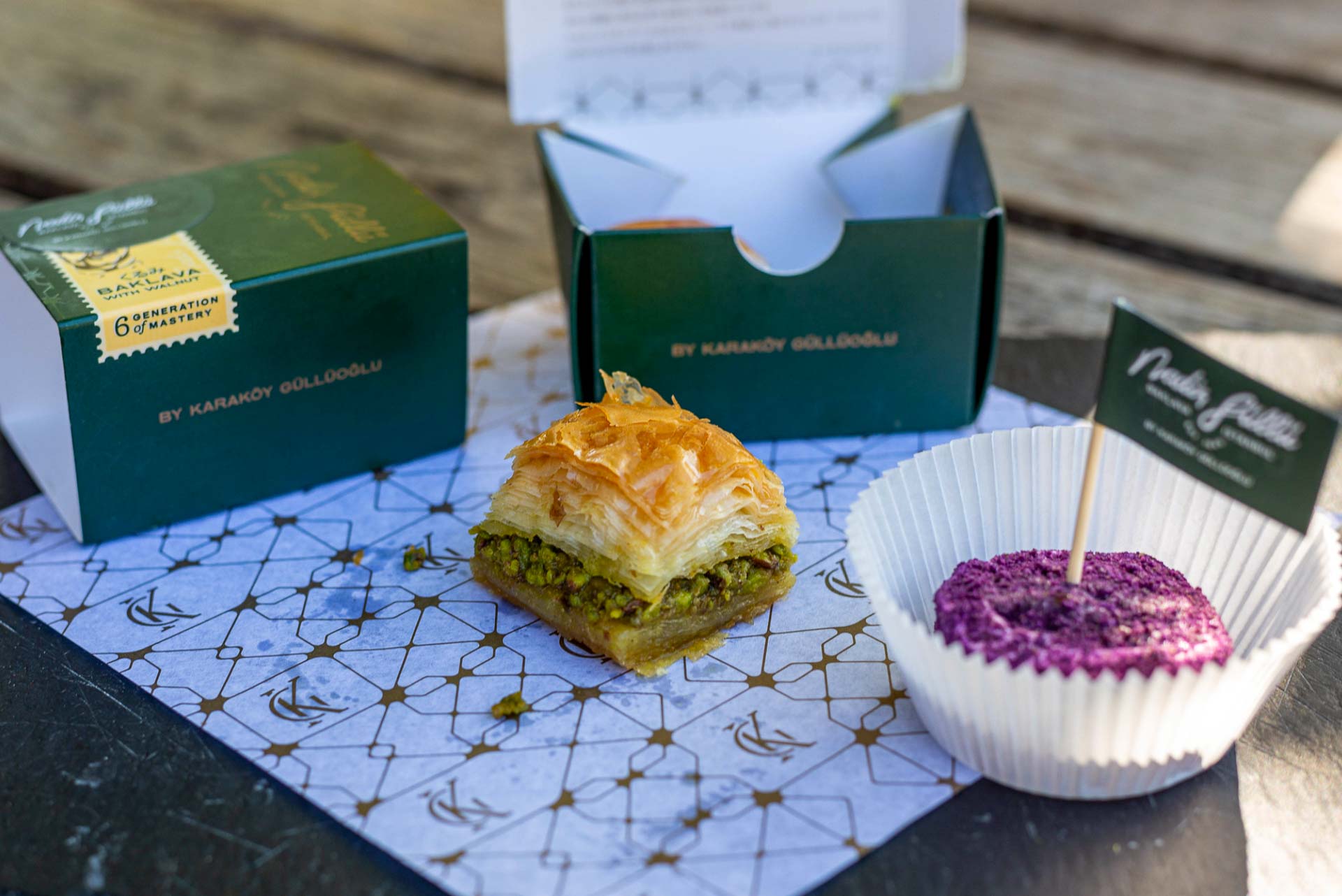 Das Baklava von Karaköy Güllüoğlu gilt als das Beste der Türkei...