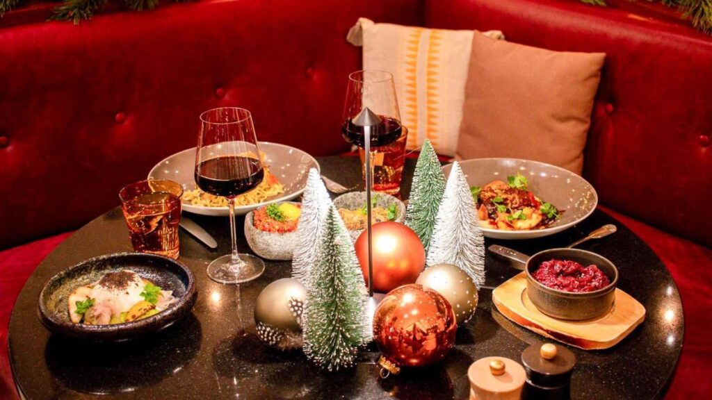 Menüs oder à la carte: An Weihnachten essen gehen