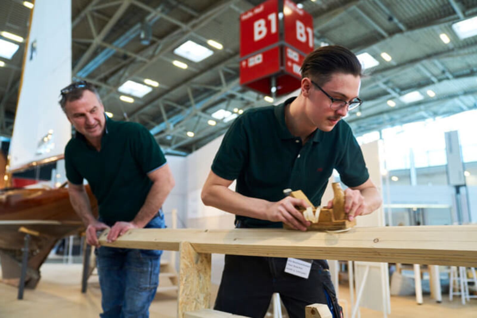 Treffpunkt der Internationalen Handwerkswelt in Riem (Bild: IHM)