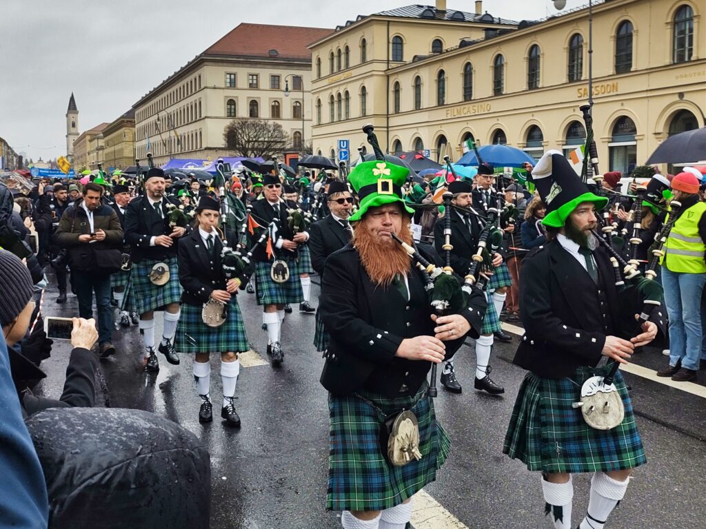 Parade zum St. Patrick’s Day in München