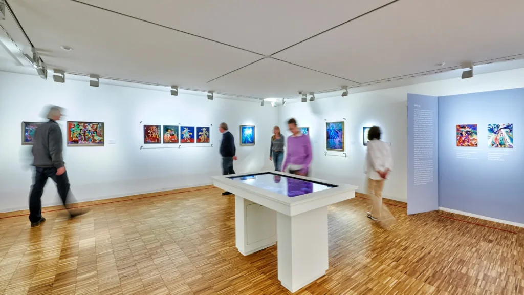 Museum Penzberg - Sammlung Campendonk, Blick in den Hinterglasraum © www.bayern.by - Florian Trykowski - IN München - Das Stadtmagazin Museum Penzberg