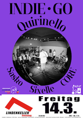 Indie Go – mit SASKO + QUIRINELLO + SIXELLE + CORE