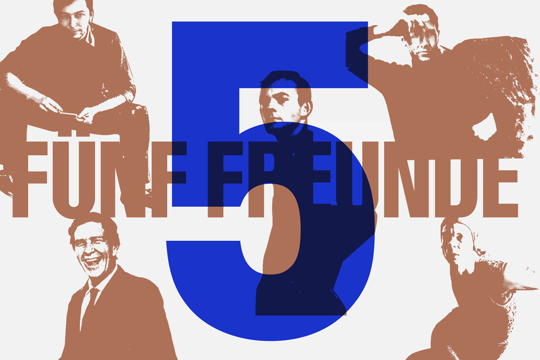 Fünf Freunde. Cage, Cunningham, Johns, Rauschenberg, Twombly