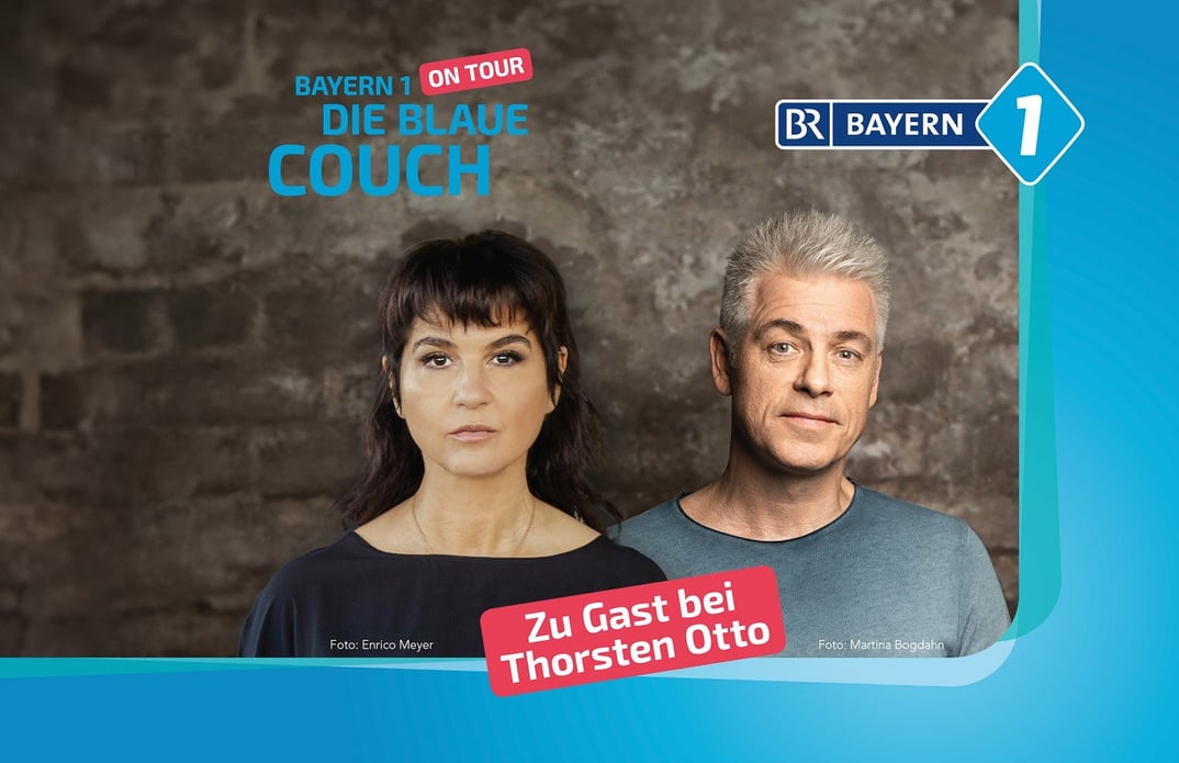 Die Blaue Couch on Tour: Gudrun und Michael Mittermeier