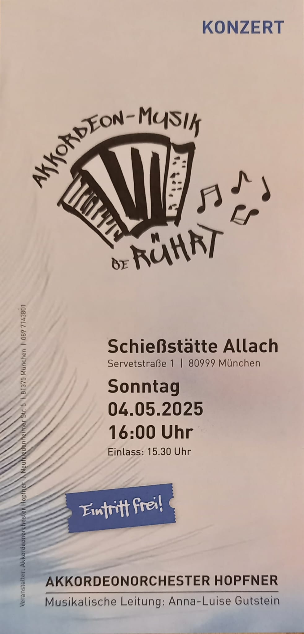 Akkordeonmusik „berührt“ (Akkordeonorchester Hopfner)