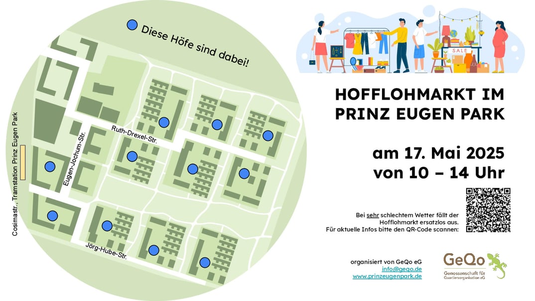 GeQo-Flohmarkt im Prinz Eugen Park