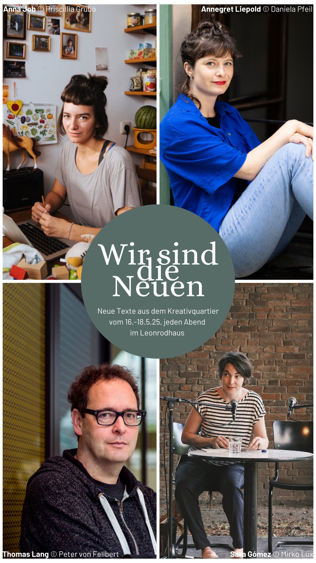 Wir sind die Neuen – Neue Texte aus dem Kreativquartier