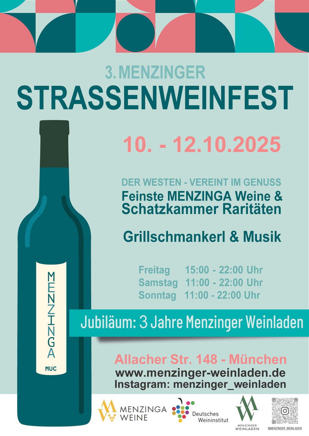 3. Menzinger Straßenweinfest