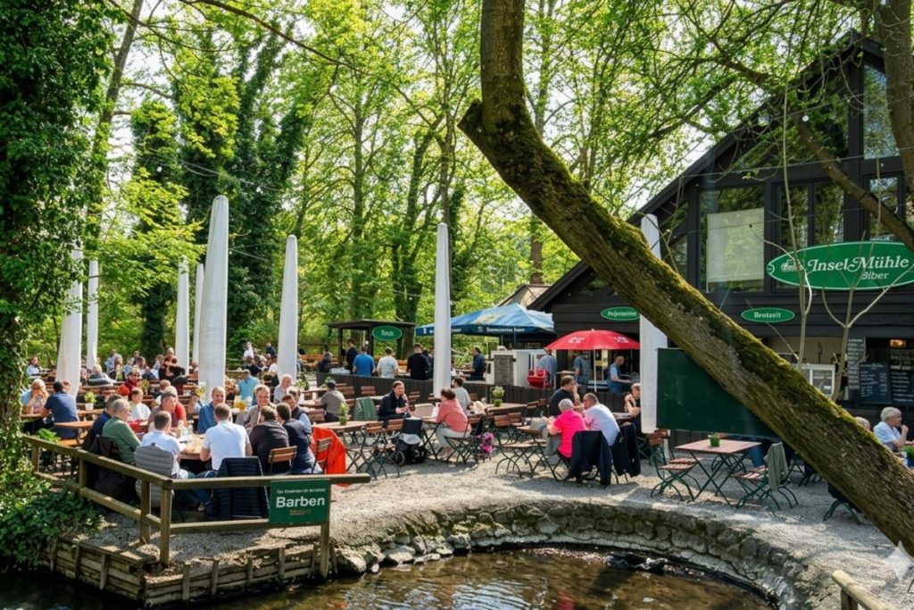 Insel Mühle Biergarten