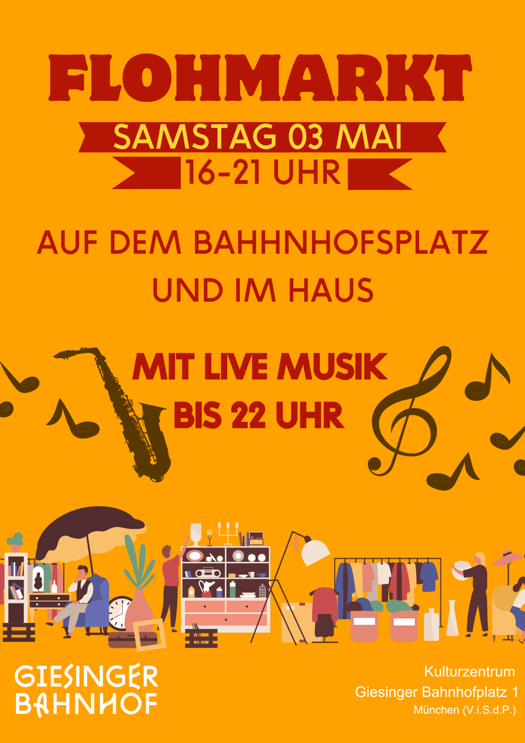 Open Air Flohmarkt und Konzert