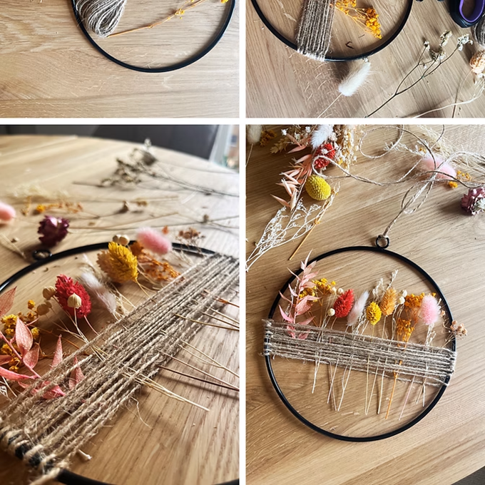 Flower Hoop mit Jute Schnur - IN München - Das Stadtmagazin