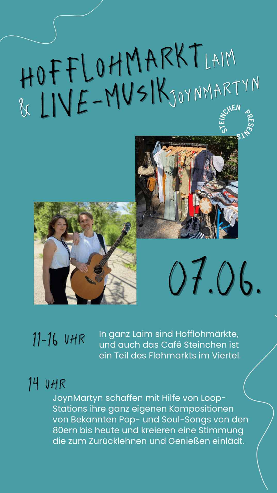 Hofflohmarkt in Laim mit Live Musik