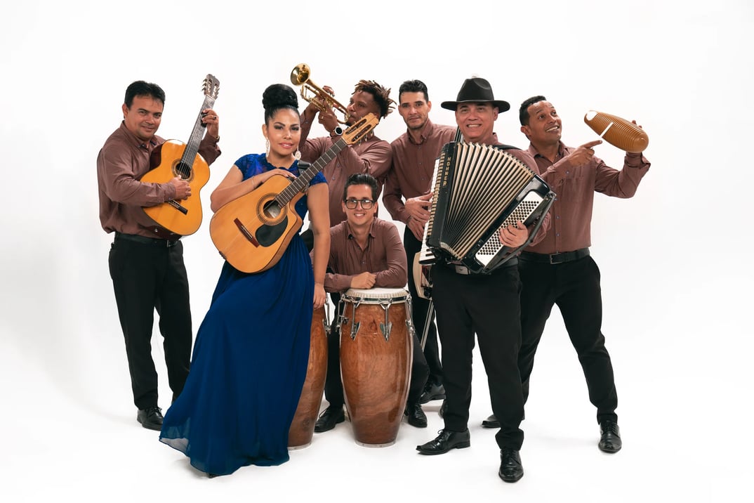 Yarima Blanco mit ihrer Band aus Kuba