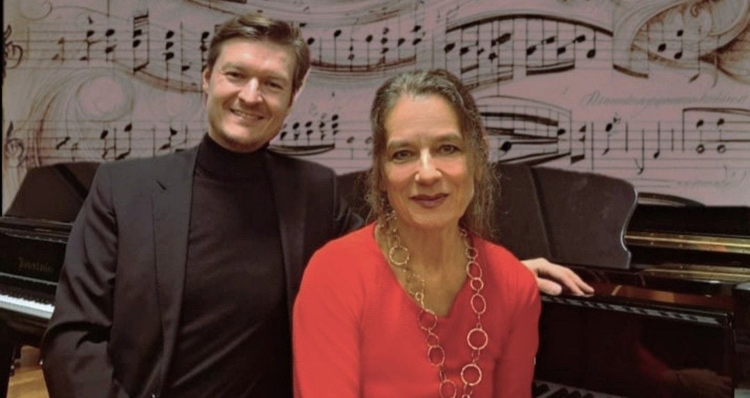 Klavierduo Konzert Olga Hahn und Christoph Declara