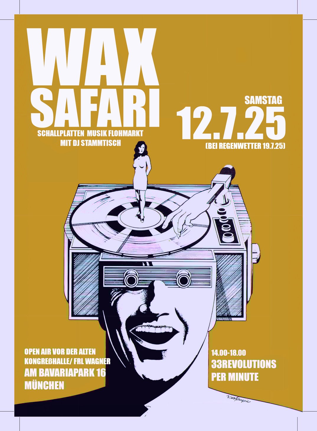WAXSAFARI Schallplattenflohmarkt & DJ Stammtisch