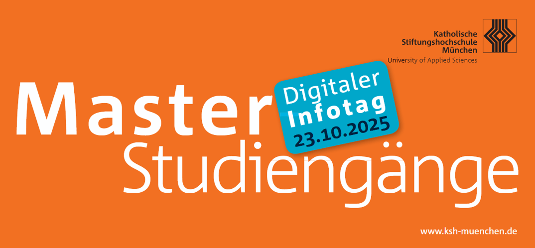 Digitaler Infotag zu den Masterstudiengängen der KSH München