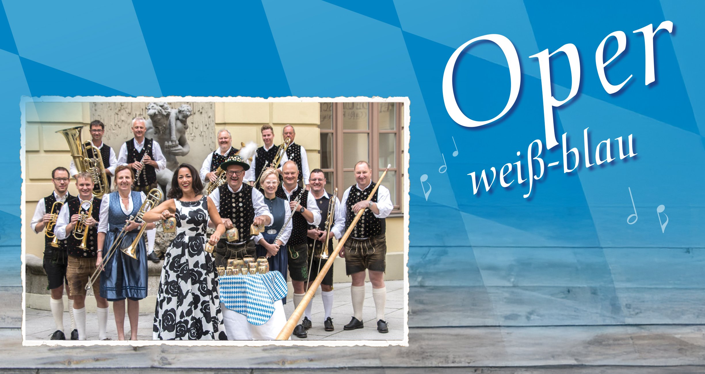 Oper weiß-blau