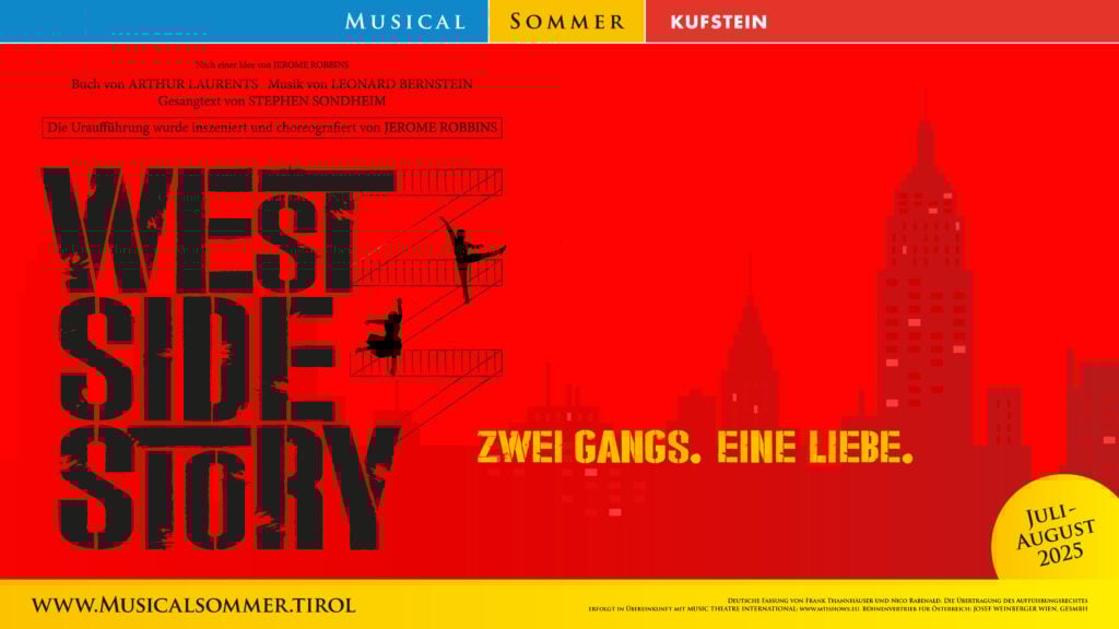 West_Side_Story 2025_1920x1080_Kufstein - IN München - Das Stadtmagazin West Side Story Musical Sommer Kufstein