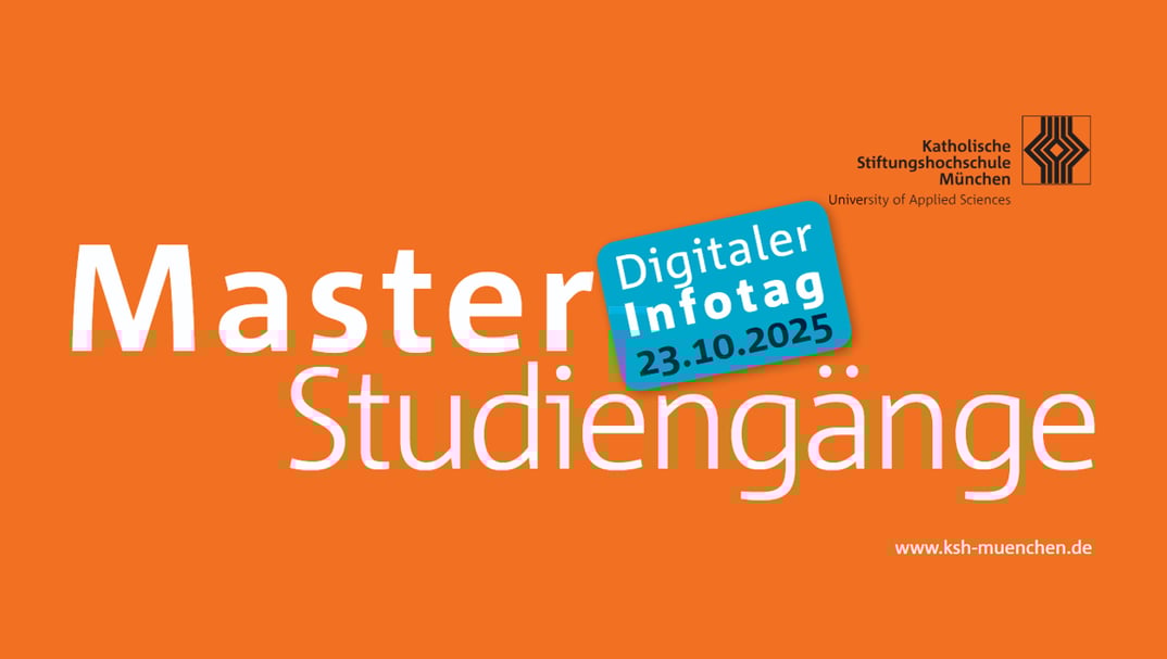 Digitaler Infotag zu den Masterstudiengängen der KSH München