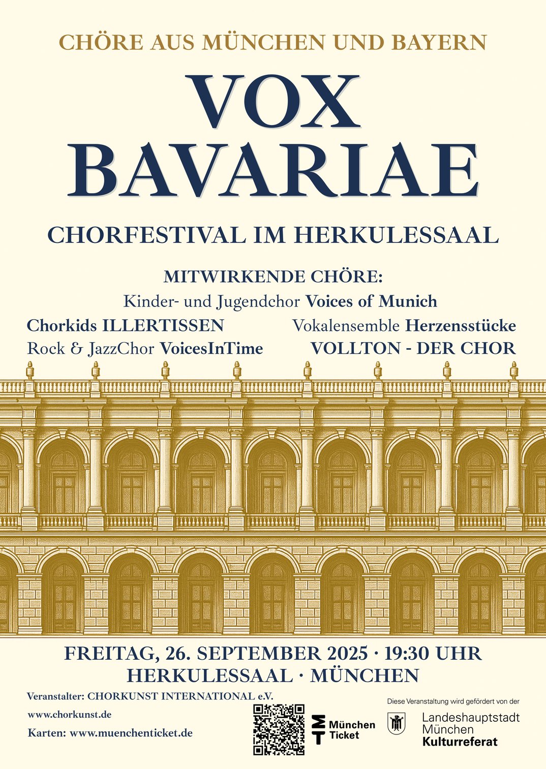 Vox Bavariae – Chorfestival im Herkulessaal