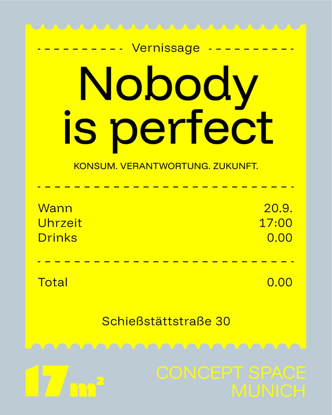 Nobody is Perfect – Konsum. Verantwortung. Zukunft.