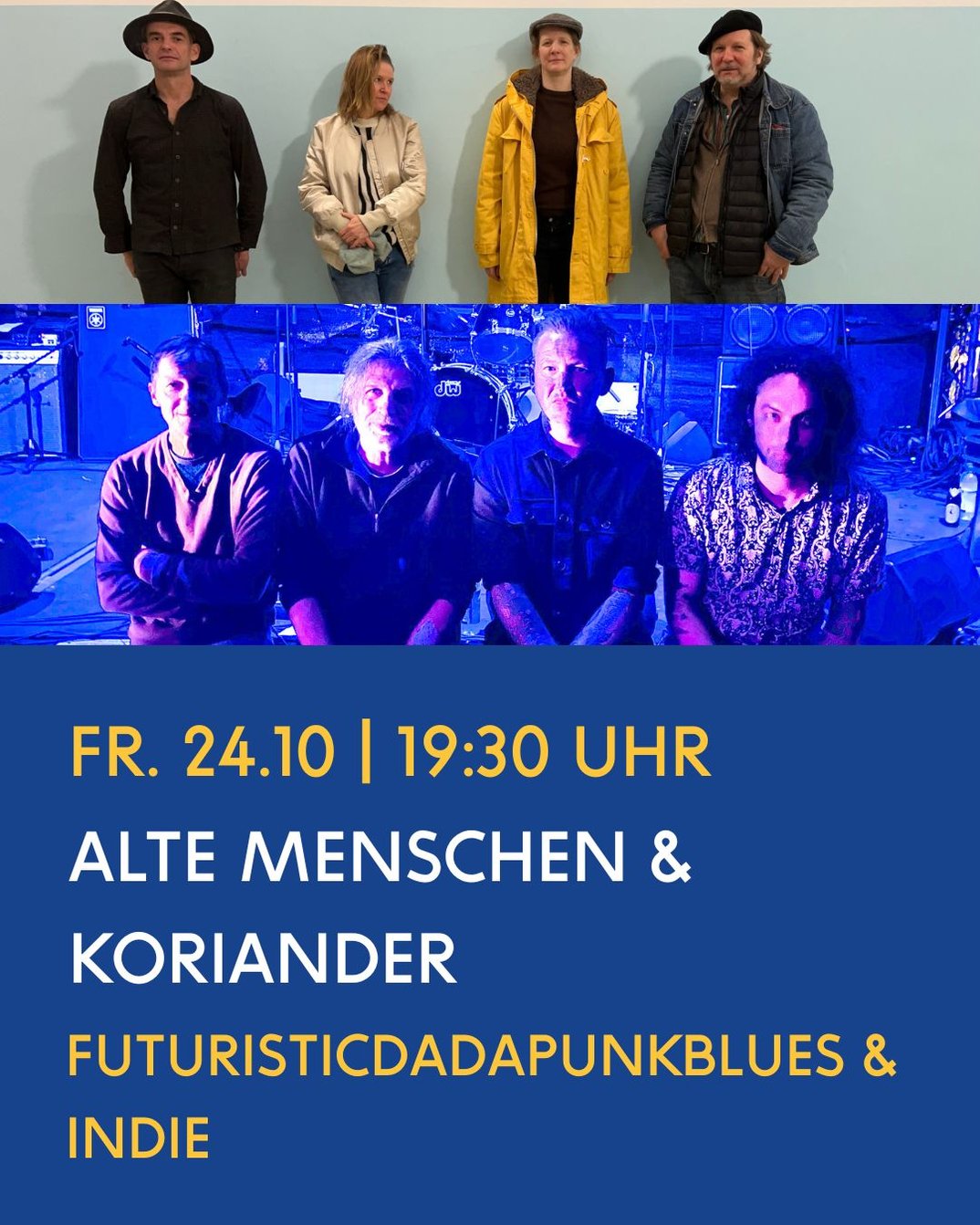 Alte Menschen & Koriander