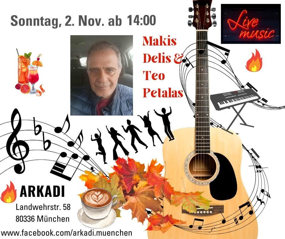 Live Music Nachmittag mit Makis Delis & Theo Petalas