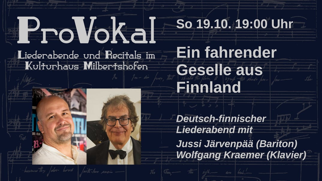 Deutsch-Finnischer Liederabend mit Jussi Järvenpää