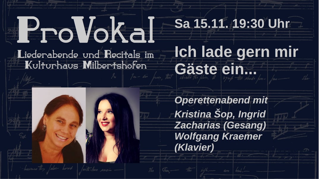 Ich lade gern mir Gäste ein …