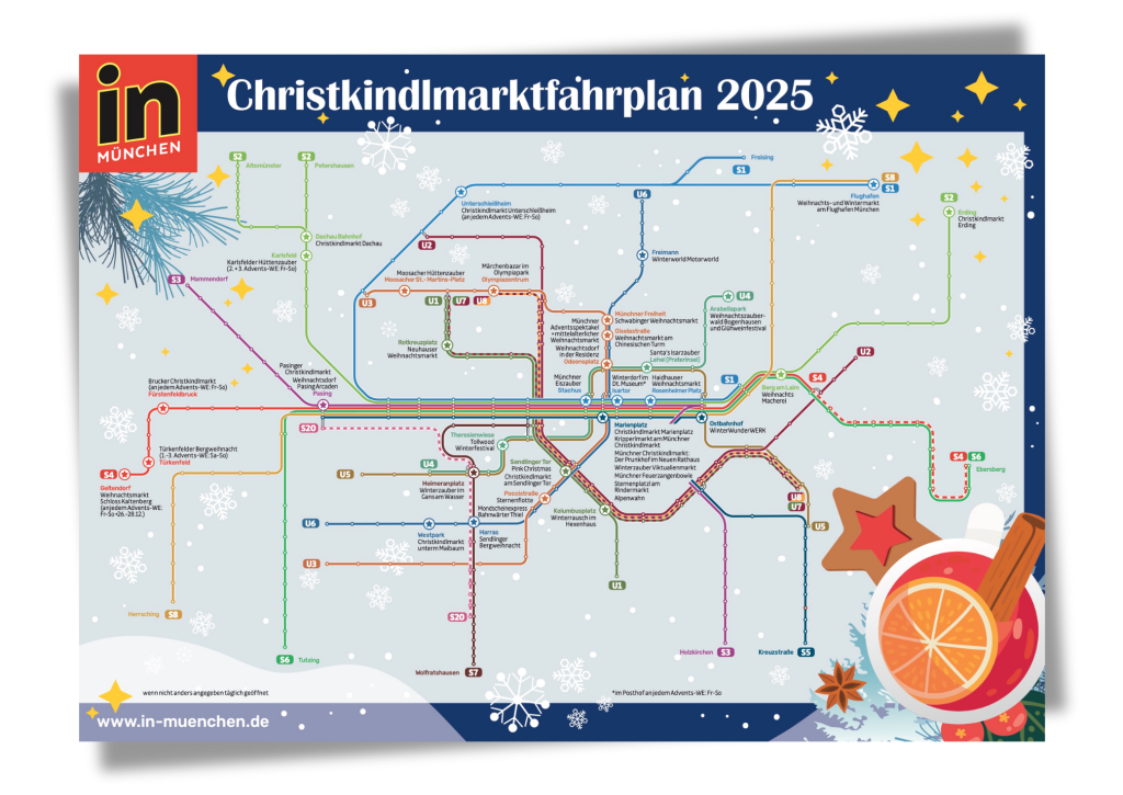 Christkindlmarktfahrplan München 2025
