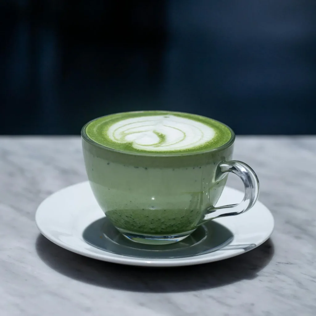 Matcha-Tee in der Drinkerei