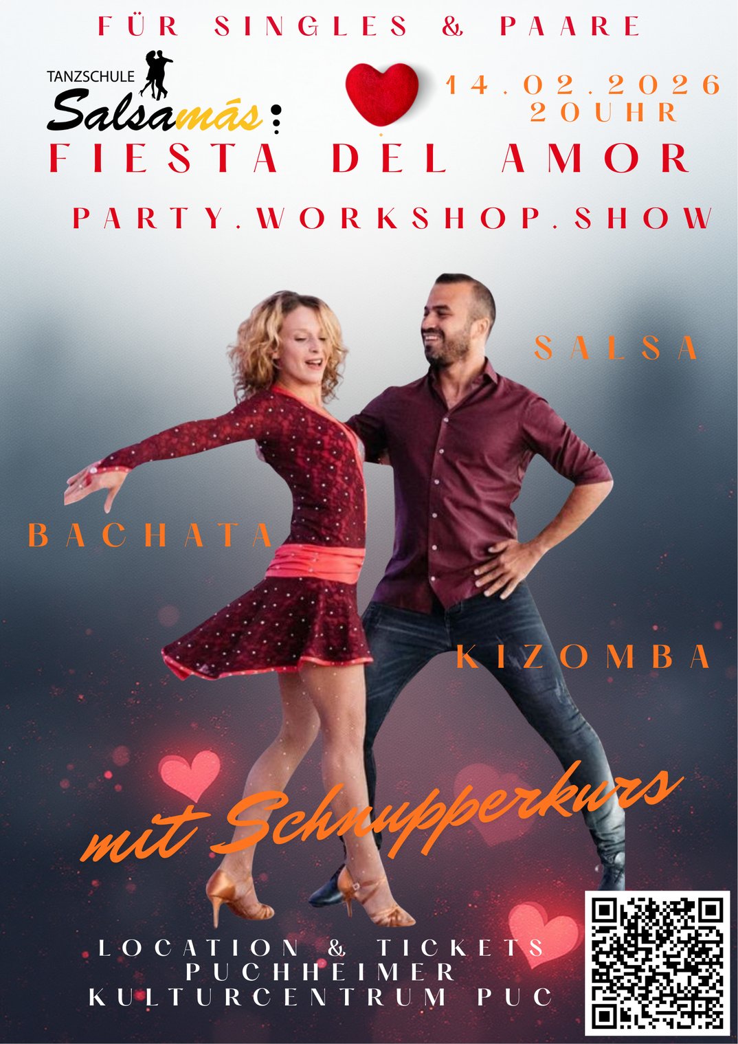 Fiesta del Amor…Salsa, Bachata, Kizomba Party