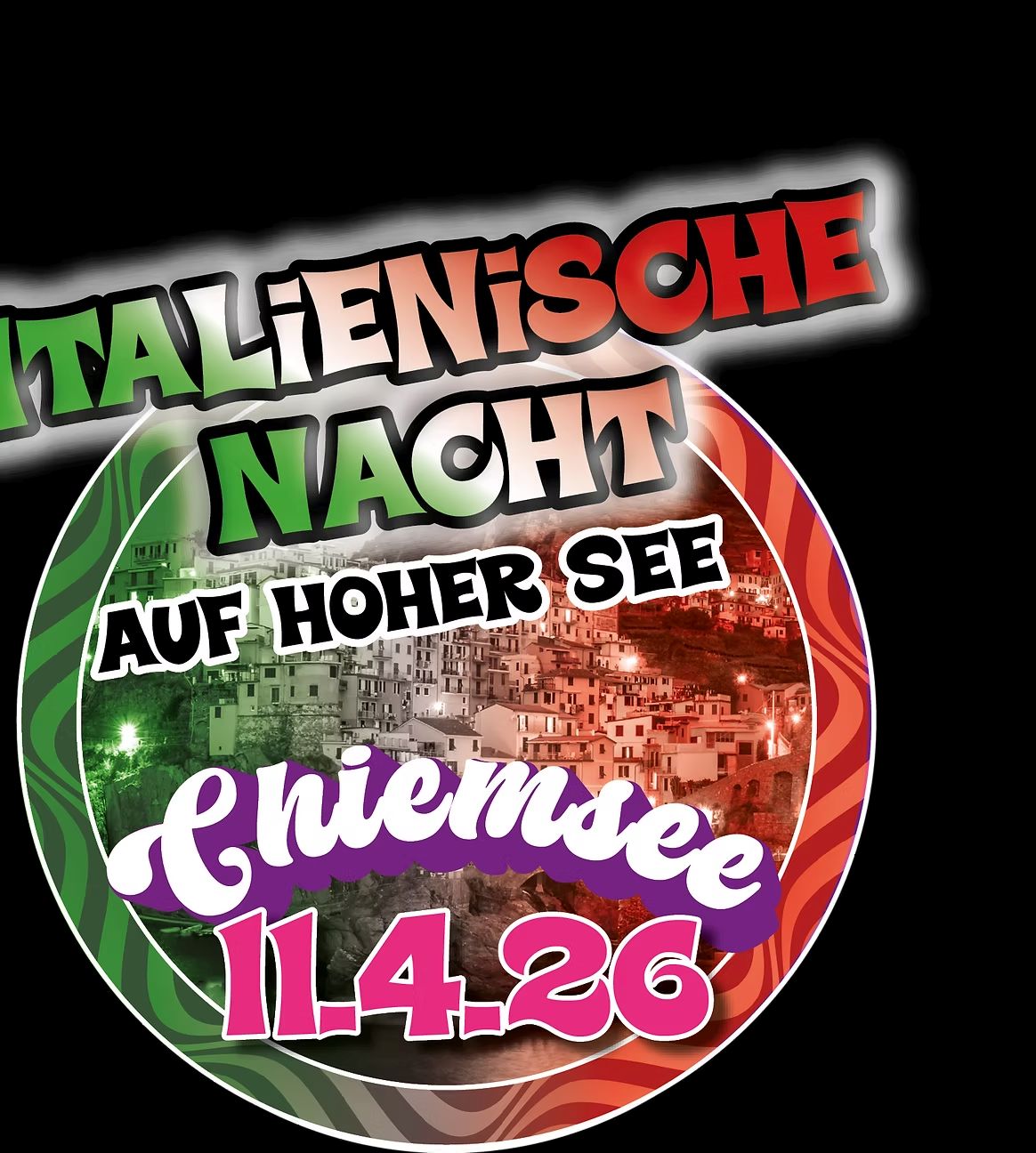 Schlagertopia Partyschiff “Chiemsee“ 2026 – Schlagertopia Partyschiff “Italienische Nacht“